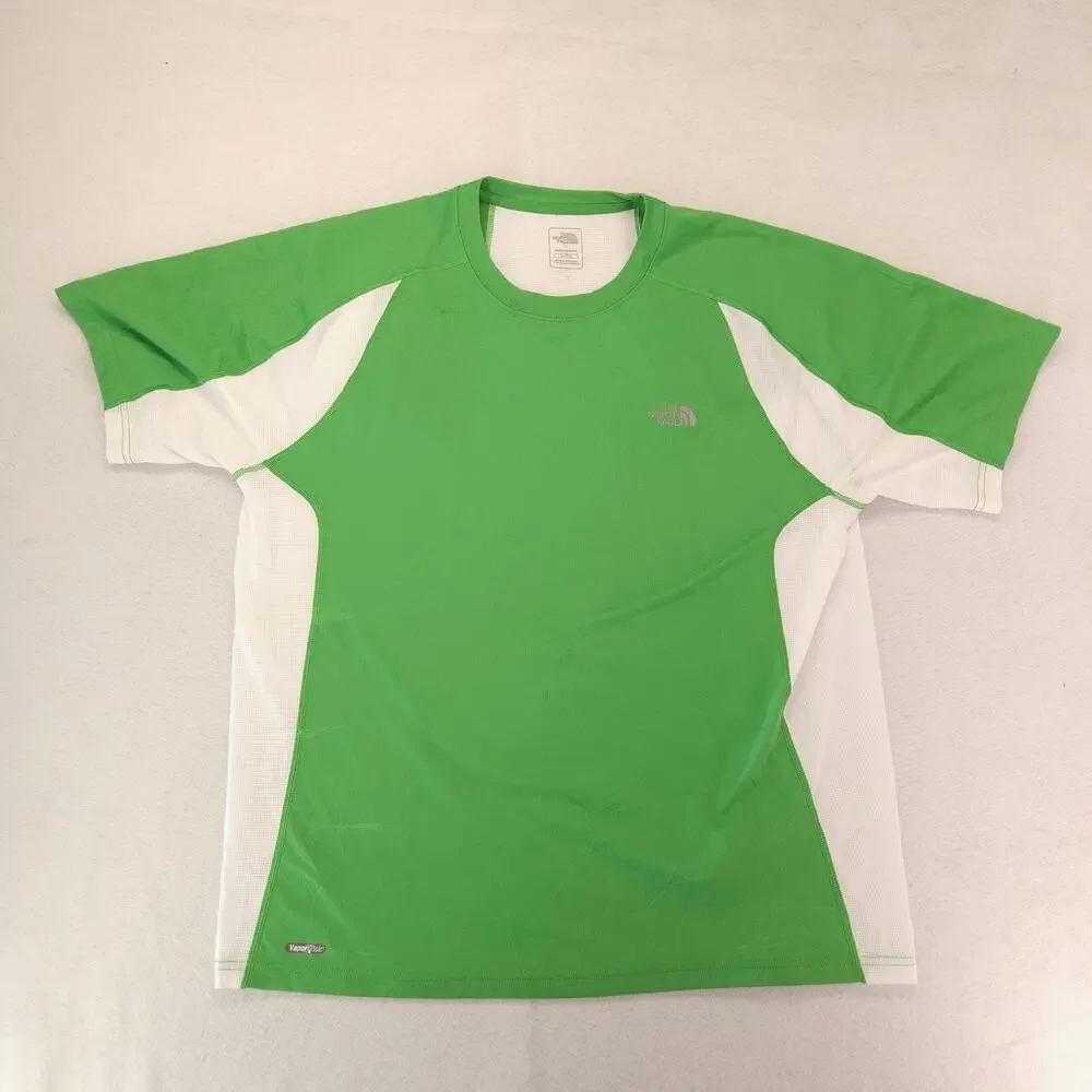 The North Face Casual Crew Neck Graphic T-Shirt Mens Size Extra Large XL Green
